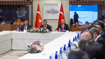 Cumhurbaşkanı Yardımcısı Cevdet Yılmaz başkanlığında, Cumhurbaşkanlığı Külliyesi’nde Kamu Kurumları Denetim