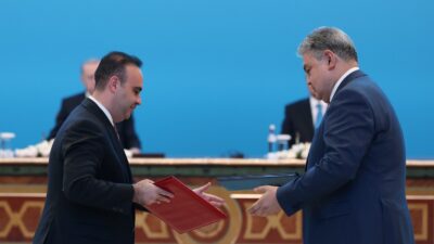 Sanayi ve Teknoloji Bakanı Mehmet Fatih Kacır, Cumhurbaşkanı Recep Tayyip