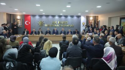 İçişleri Bakanı Mustafa Çiftçi, AK Parti Erzurum İl Başkanlığını ziyaret