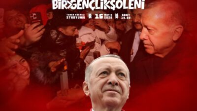 AK Parti Gençlik Kolları, Cumhurbaşkanı Recep Tayyip Erdoğan’ın teşrifleriyle düzenlenecek