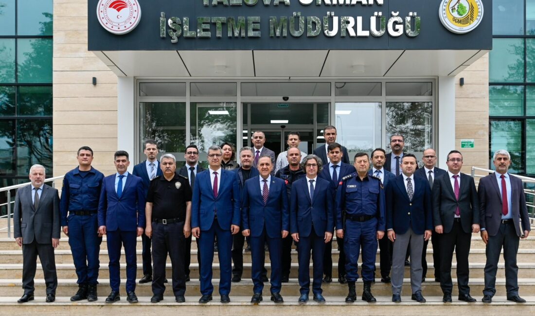Yalova Valisi Dr. Ahmet Hamdi Usta başkanlığında, ilgili kurum amirlerinin
