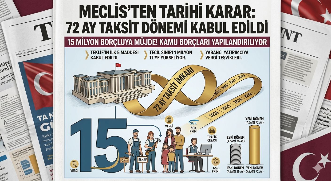 Türkiye Büyük Millet Meclisi (TBMM) Genel Kurulu’nda görüşmeleri süren torba