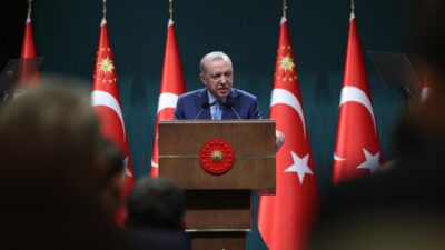 Cumhurbaşkanı Recep Tayyip Erdoğan, Cumhurbaşkanlığı Külliyesinde gerçekleştirilen Cumhurbaşkanlığı Kabinesi Toplantısı’nın