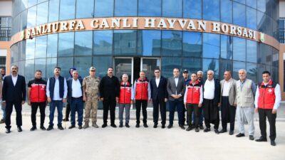 Şanlıurfa Valisi Hasan Şıldak, sabah erken saatlerde Kurban Bayramı öncesinde