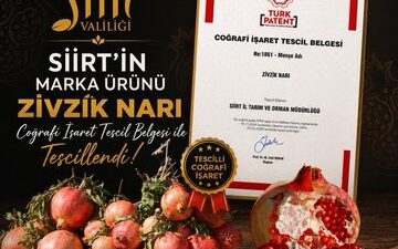 Siirt Valisi Dr. Kemal Kızılkaya, kentte yetişen ve şifa kaynağı