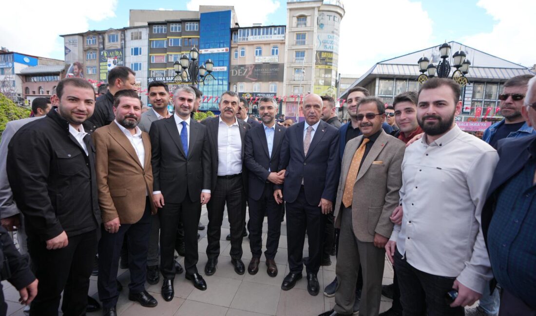 Milli Eğitim Bakanı Yusuf Tekin, memleketi Erzurum’da düzenlenen AK Parti