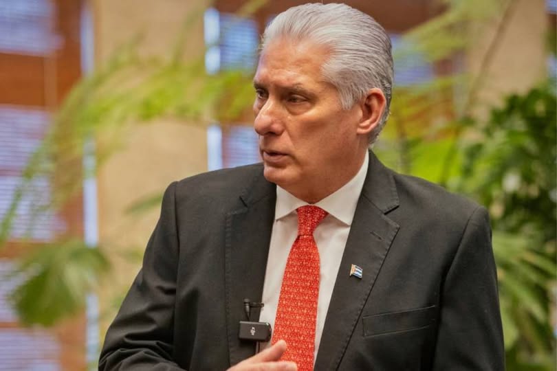 KÜBA / TEKHA Küba Devlet Başkanı Miguel Diaz-Canel, ABD Başkanı
