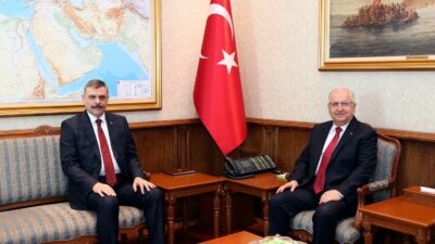 ANKARA / TEKHA Milli Savunma Bakanı Yaşar Güler ve İçişleri