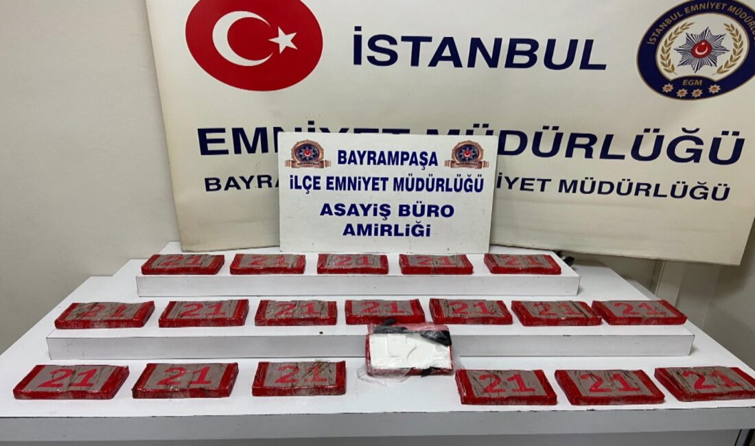İSTANBUL / TEKHA Bayrampaşa’da uyuşturucu ticareti yapıldığı tespit edilen otomobile