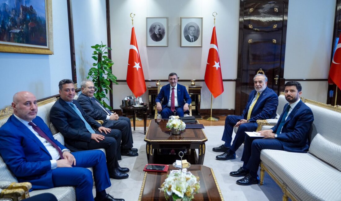 ANKARA / TEKHA Cumhurbaşkanı Yardımcısı Cevdet Yılmaz, Lübnan Başbakan Yardımcısı