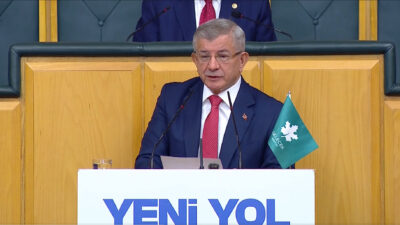 Gelecek Partisi Genel Başkanı Ahmet Davutoğlu, TBMM’de Yeni Yol Partisi’nin