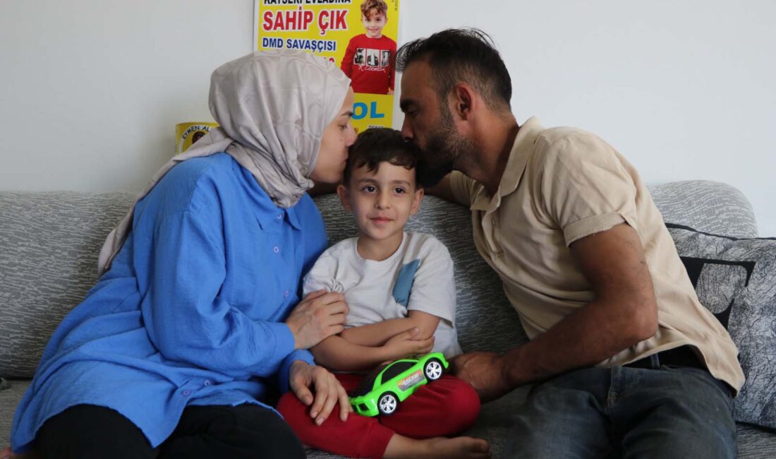 Kayseri’de, 2 yaşında Duchenne Kas Distrofisi (DMD) teşhisi alan Eymen