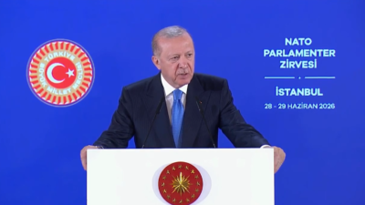 İSTANBUL / TEKHA Cumhurbaşkanı Recep Tayyip Erdoğan, Dolmabahçe Sarayı’nda düzenlenen