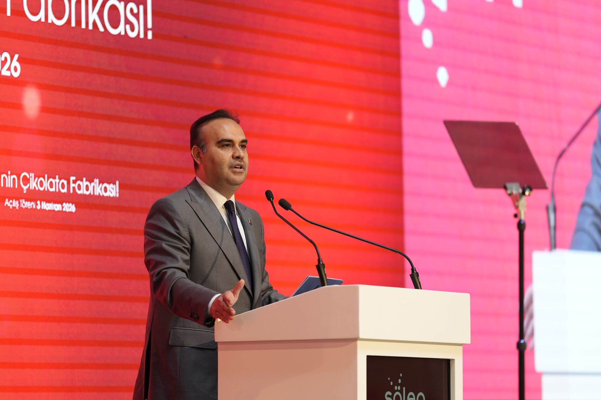 GAZİANTEP / TEKHA Sanayi ve Teknoloji Bakanı Mehmet Fatih Kacır,