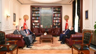 ANKARA / TEKHA Ankara Valisi Yakup Canbolat, makamında düzenlenen hayırlı
