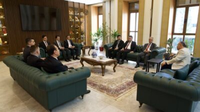 GAZİANTEP / TEKHA Gaziantep Valisi Kemal Çeber; Mülkiye Başmüfettişi Bahadır