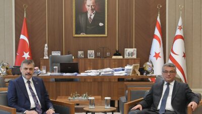 İçişleri Bakanı Mustafa Çiftçi, Kuzey Kıbrıs Türk Cumhuriyeti’ne gerçekleştirdiği resmi