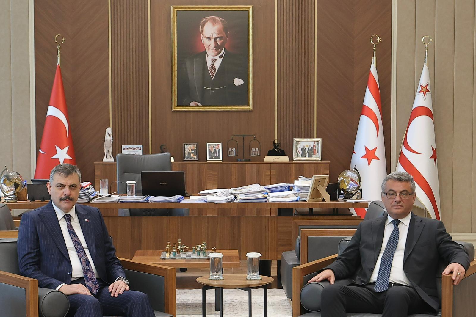 İçişleri Bakanı Mustafa Çiftçi, Kuzey Kıbrıs Türk Cumhuriyeti’ne gerçekleştirdiği resmi