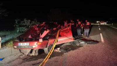 Nevşehir’de patates yüklü TIR’a arkadan çarpan otomobilin sürücüsü Abdullah Anko