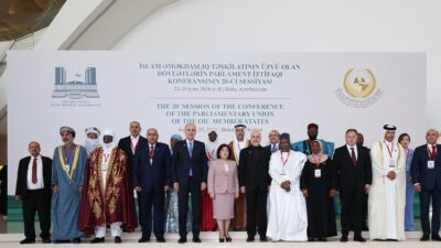 BAKÜ / TEKHA Türkiye Büyük Millet Meclisi (TBMM) Başkanı Numan