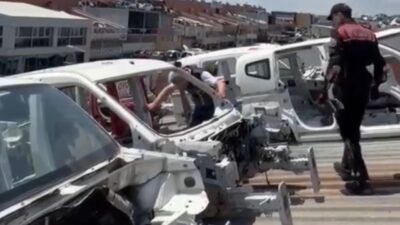 ANKARA / TEKHA Ankara’da, depremde hasar gören araçlarla hacizli, yakalamalı,