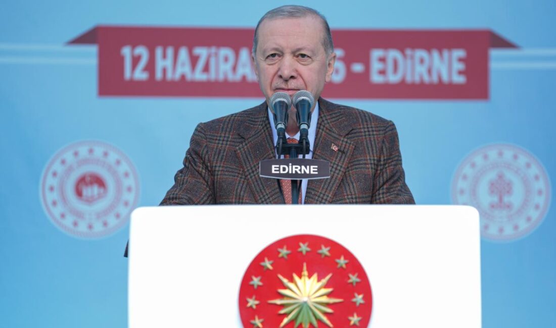 EDİRNE / TEKHA Cumhurbaşkanı Recep Tayyip Erdoğan, Edirne’de “Selimiye Camii’nin