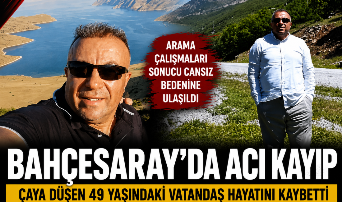 Van’ın Bahçesaray ilçesinde gezinti yaptığı sırada dengesini kaybederek çaya düşen