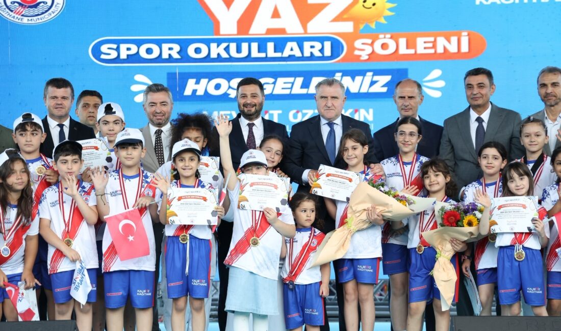 İSTANBUL / TEKHA Kağıthane Belediyesi tarafından düzenlenen Yaz Spor Okulları