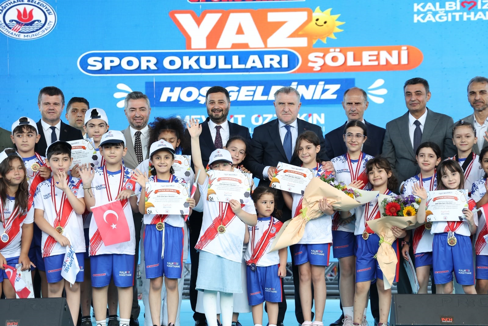 İSTANBUL / TEKHA Kağıthane Belediyesi tarafından düzenlenen Yaz Spor Okulları