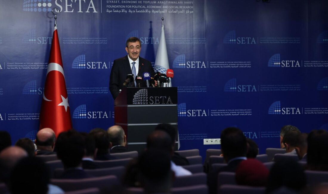 ANKARA / TEKHA Cumhurbaşkanı Yardımcısı Cevdet Yılmaz, SETA Vakfı tarafından