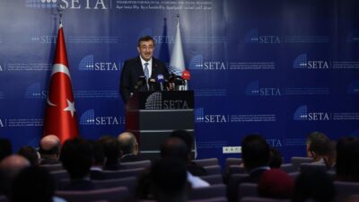 ANKARA / TEKHA Cumhurbaşkanı Yardımcısı Cevdet Yılmaz, SETA Vakfı tarafından