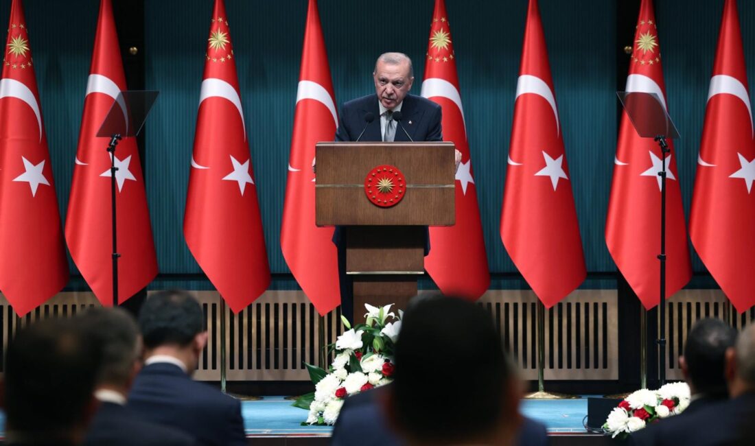 ANKARA / TEKHA Cumhurbaşkanı Recep Tayyip Erdoğan, Kabine Toplantısı’nın ardından