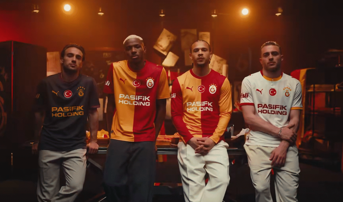   Galatasaray Futbol Takımı’nın 2026-2027 sezonunda yeşil sahalarda taşıyacağı iç