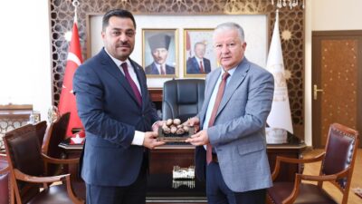 AKSARAY / TEKHA Ağaçören Belediye Başkanı Kemal Selman, Aksaray Valisi