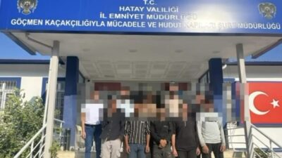 Hatay’ın Belen ilçesinde düzenlenen operasyonda 9 düzensiz göçmen yakalanırken, organizatör