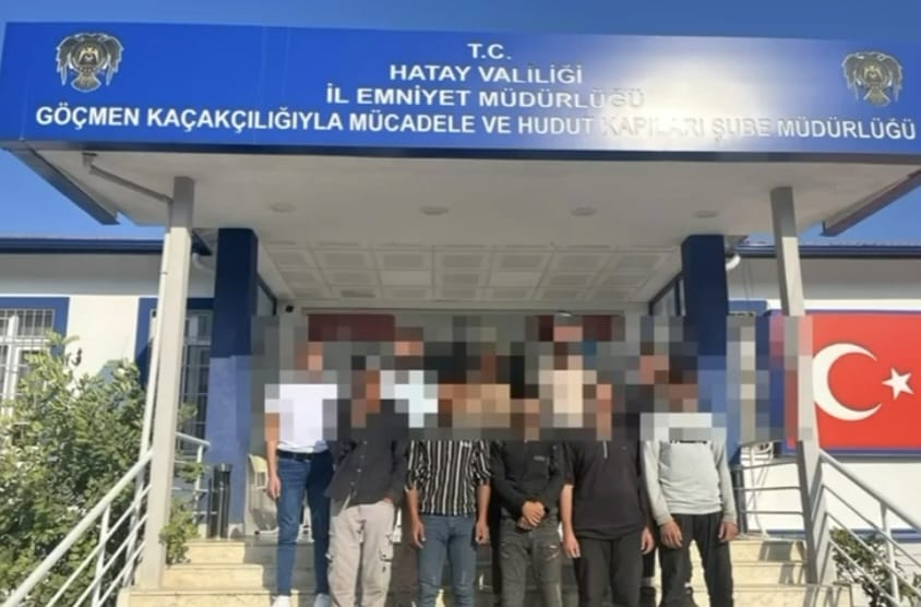 Hatay’ın Belen ilçesinde düzenlenen operasyonda 9 düzensiz göçmen yakalanırken, organizatör