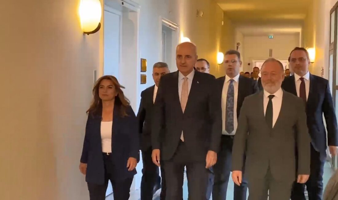 Türkiye Büyük Millet Meclisi (TBMM) Başkanı Numan Kurtulmuş, Meclis’te grubu
