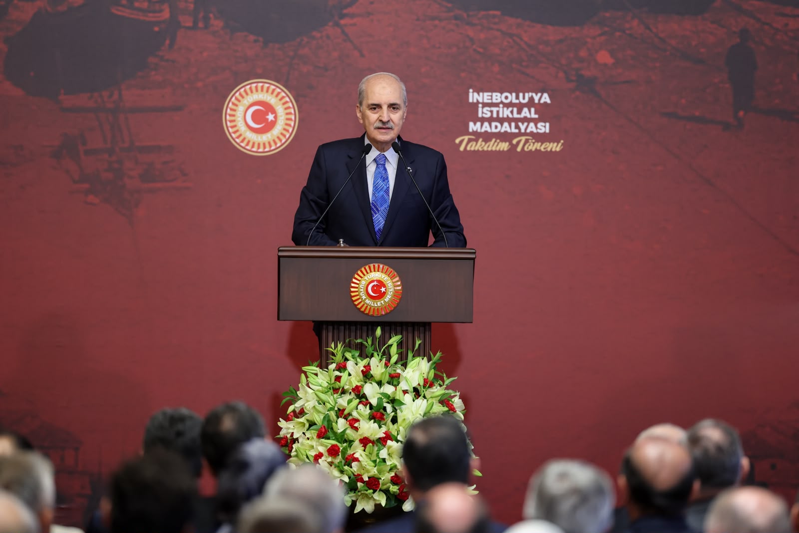 ANKARA / TEKHA TBMM Başkanı Numan Kurtulmuş, TBMM Tören Salonu’nda