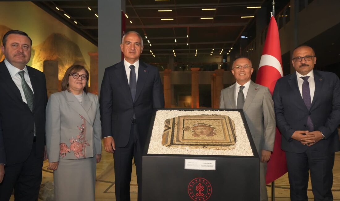 GAZİANTEP / TEKHA Tarihi Eser Zeugma Mozaik Müzesi’nde Gaziantep’e gelen