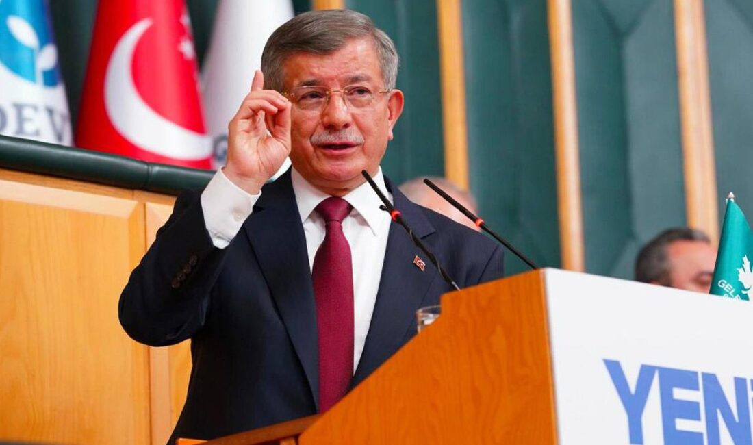 ANKARA / TEKHA Gelecek Partisi Genel Başkanı Ahmet Davutoğlu, parti