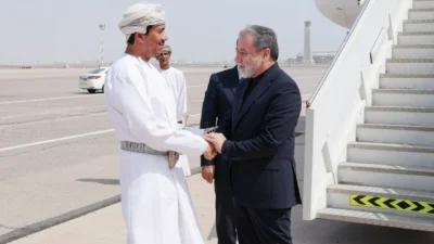 UMMAN / TEKHA İran Dışişleri Bakanı Abbas Arakçi, resmi temaslar