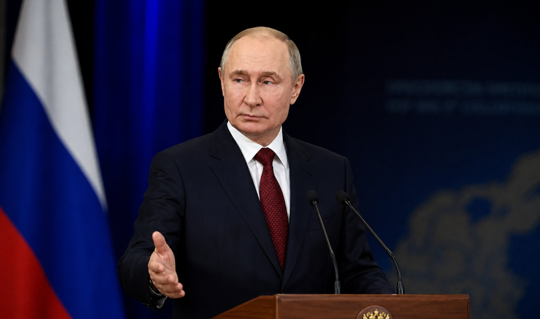 RUSYA / TEKHA Rusya Devlet Başkanı Vladimir Putin, Ukrayna’da sürdürülen