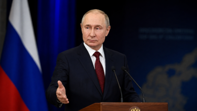 RUSYA / TEKHA Rusya Devlet Başkanı Vladimir Putin, Ukrayna’da sürdürülen