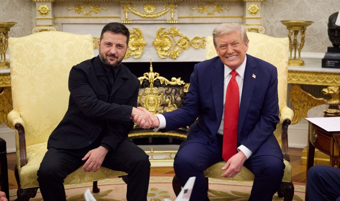 Ukrayna Devlet Başkanı Volodimir Zelenskiy, Amerika Birleşik Devletleri Başkanı Donald