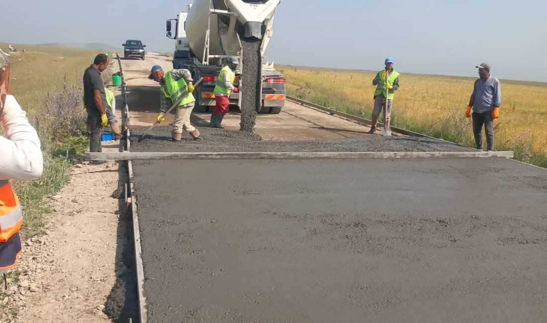 Kars İl Özel İdaresi, kırsal ulaşım altyapısını güçlendirmek amacıyla il