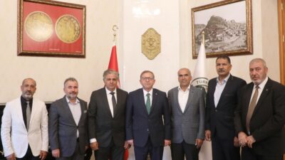 Kars Valisi Ziya Polat, Sarıkamış Platformu Başkanı Kubilay Cengiz ile