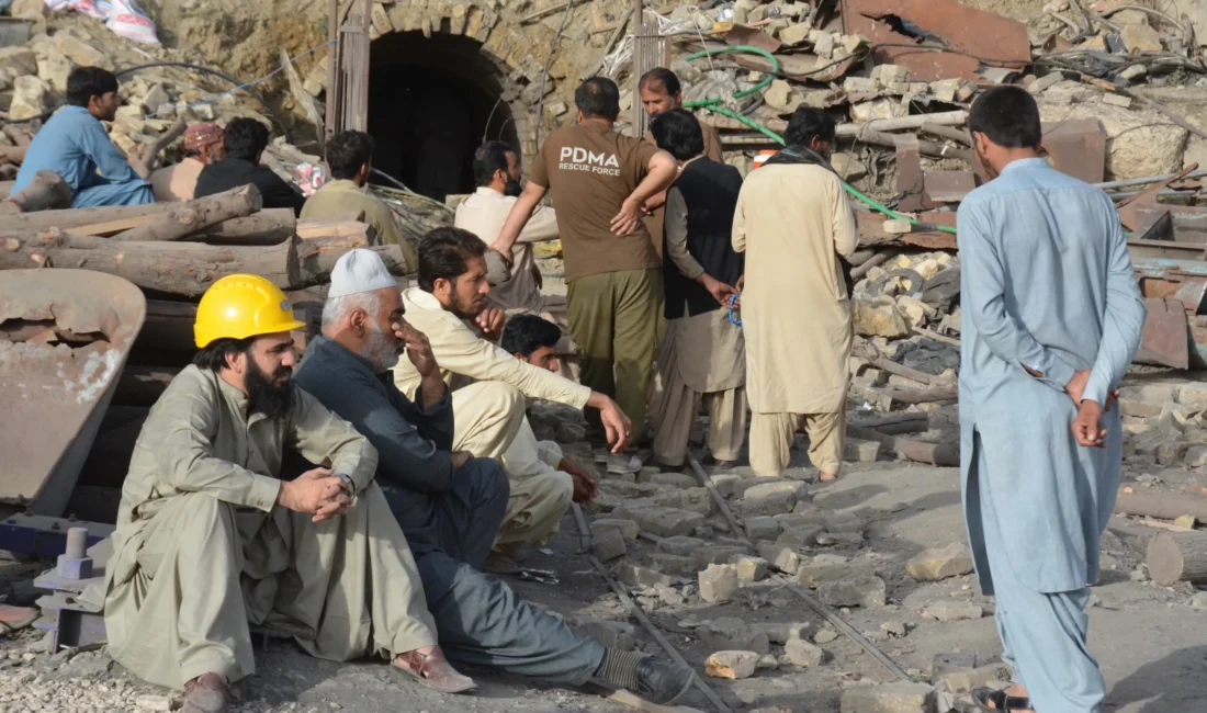 Pakistan’ın güneybatısındaki Belucistan eyaletinde yer alan bir kömür madeninde meydana