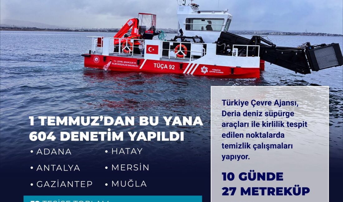 ANKARA / TEKHA Çevre, Şehircilik ve İklim Değişikliği Bakanlığı, Akdeniz’deki