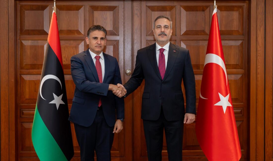 Dışişleri Bakanı Hakan Fidan, başkent Ankara’da Libya Silahlı Kuvvetleri Genelkurmay