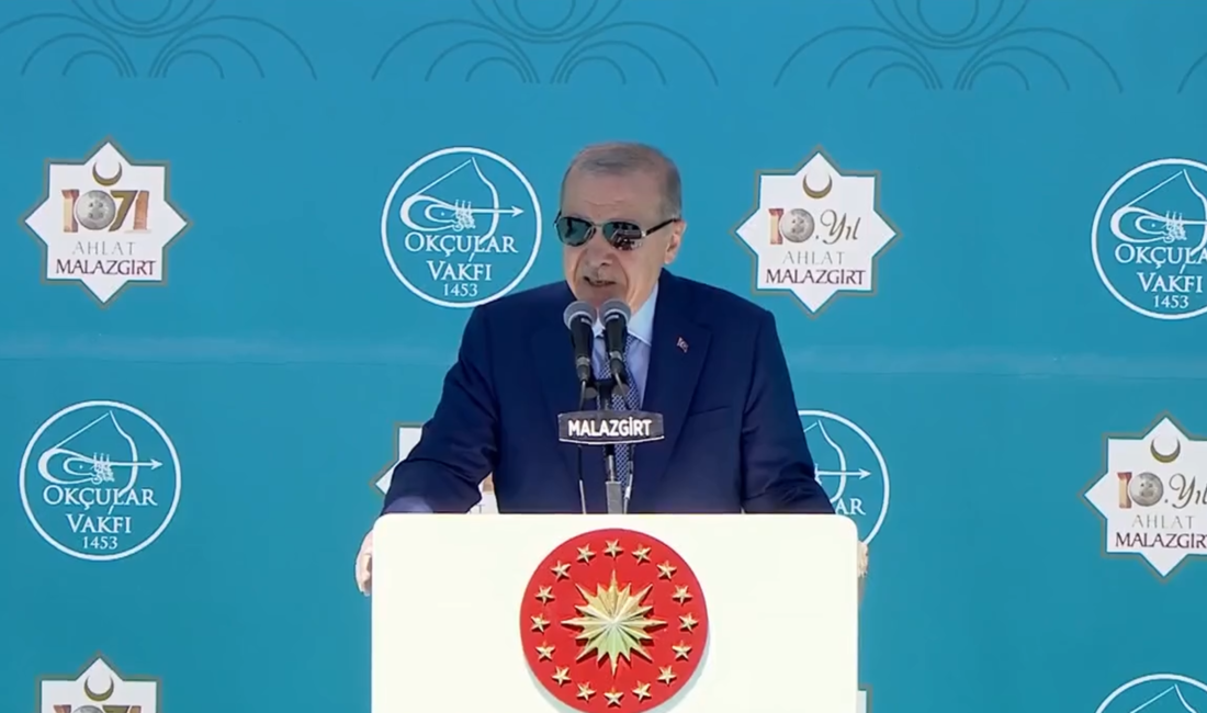 Cumhurbaşkanı Recep Tayyip Erdoğan, Malazgirt Meydan Muharebesi Tarihi Milli Parkı